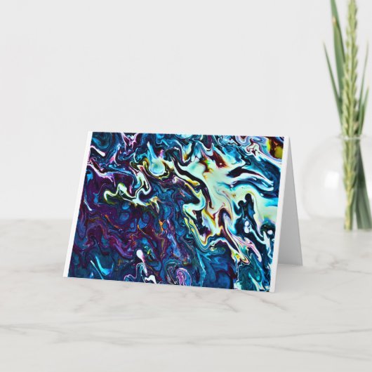 抽象芸術カラー勉強153、カード カード (正面)