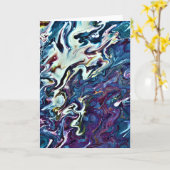 抽象芸術カラー勉強153、カード カード (黄色い花)