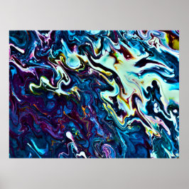 抽象芸術カラー勉強153、 ポスター