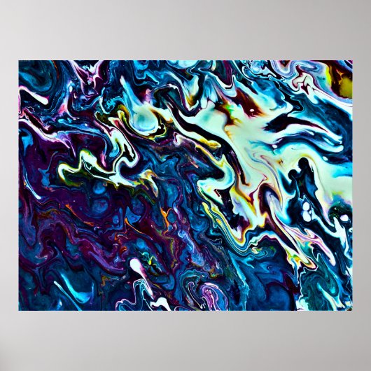 抽象芸術カラー勉強153、 ポスター (正面)