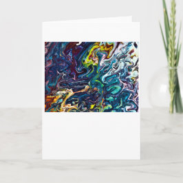 抽象芸術カラー勉強155、カード カード