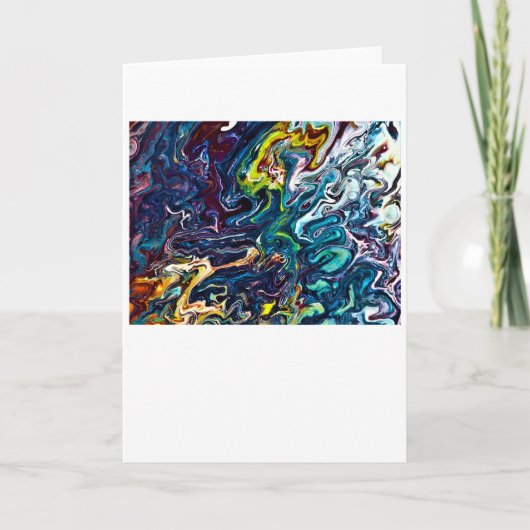 抽象芸術カラー勉強155、カード カード (正面)