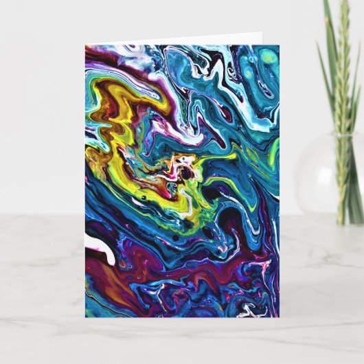 抽象芸術カラー勉強156、カード カード (正面)