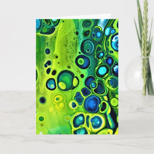 抽象芸術カラー勉強159、カード カード (正面)