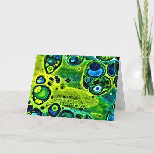 抽象芸術カラー勉強160、カード カード (正面)