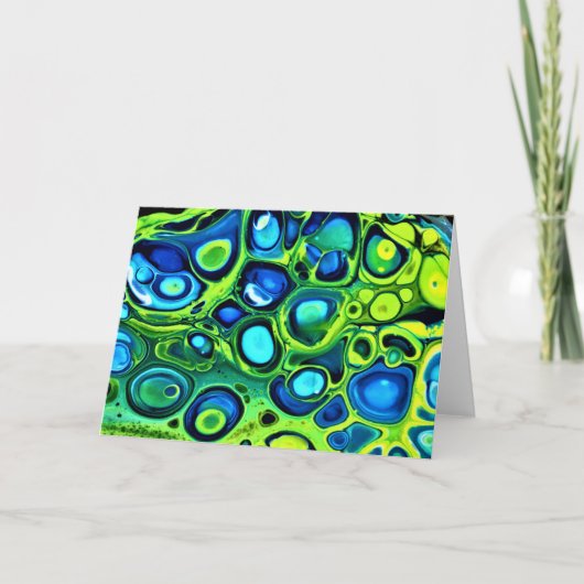 抽象芸術カラー勉強161、カード カード (正面)