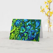 抽象芸術カラー勉強162、カード カード (黄色い花)