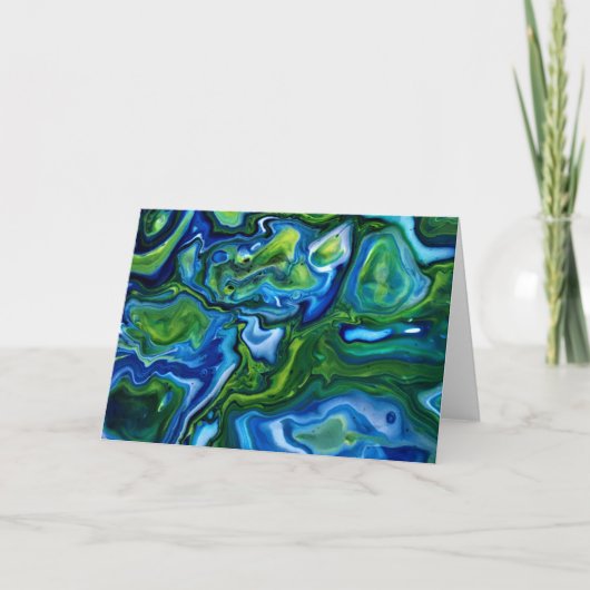 抽象芸術カラー勉強164、カード カード (正面)