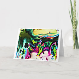 抽象芸術カラー勉強167、カード カード