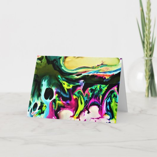 抽象芸術カラー勉強167、カード カード (正面)