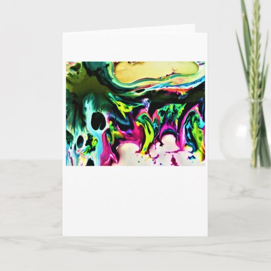 抽象芸術カラー勉強167、カード カード (正面)