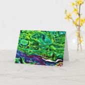 抽象芸術カラー勉強168、カード カード (黄色い花)