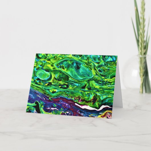 抽象芸術カラー勉強168、カード カード (正面)