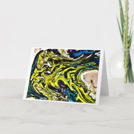 抽象芸術カラー勉強16、カード カード