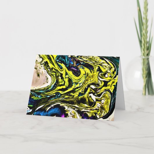 抽象芸術カラー勉強16、カード カード (正面)