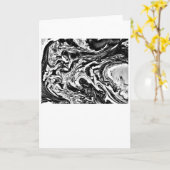 抽象芸術カラー勉強16 /ノワール，カード カード (黄色い花)