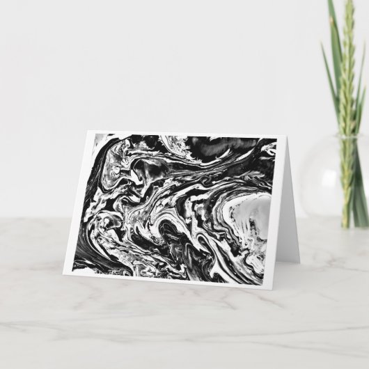 抽象芸術カラー勉強16 /ノワール，カード カード (正面)