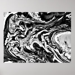 抽象芸術カラー勉強16 /ノワール， ポスター