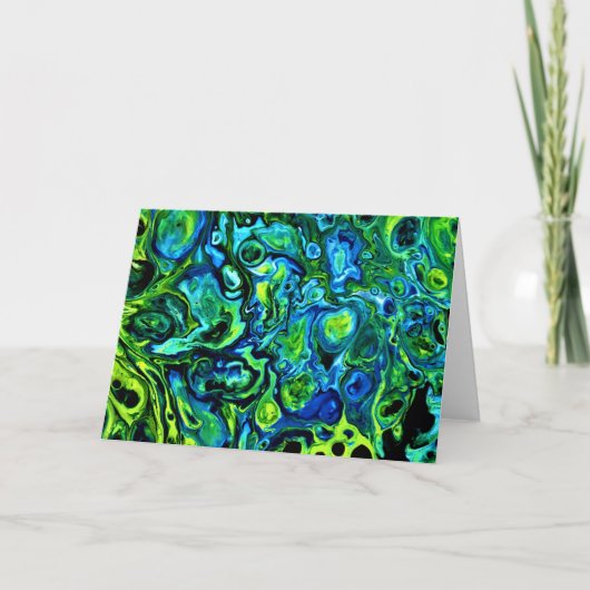 抽象芸術カラー勉強170、カード カード (正面)