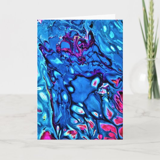 抽象芸術カラー勉強171、カード カード (正面)