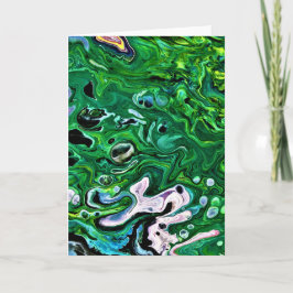 抽象芸術カラー勉強175、カード カード