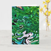 抽象芸術カラー勉強175、カード カード (黄色い花)