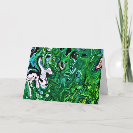 抽象芸術カラー勉強175、カード カード (正面)