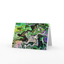 抽象芸術カラー勉強178、カード