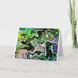 抽象芸術カラー勉強178、カード カード