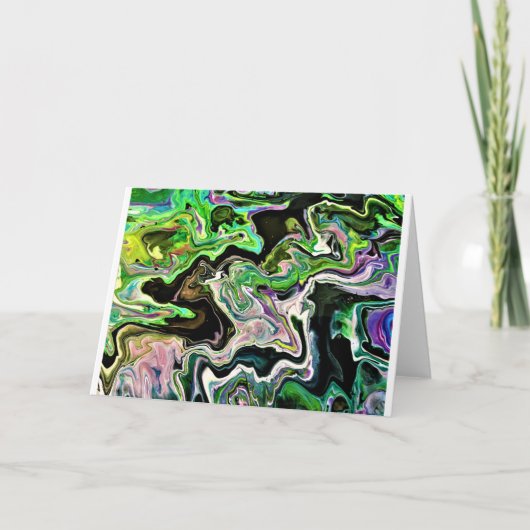 抽象芸術カラー勉強178、カード カード (正面)