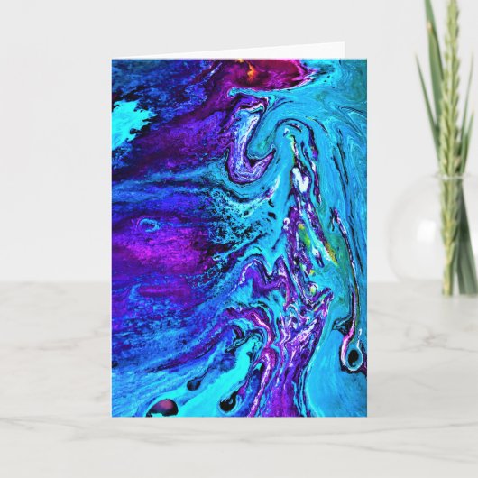 抽象芸術カラー勉強17、カード カード (正面)