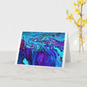 抽象芸術カラー勉強17、カード カード (黄色い花)