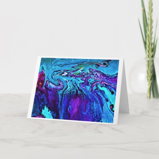 抽象芸術カラー勉強17、カード カード (正面)