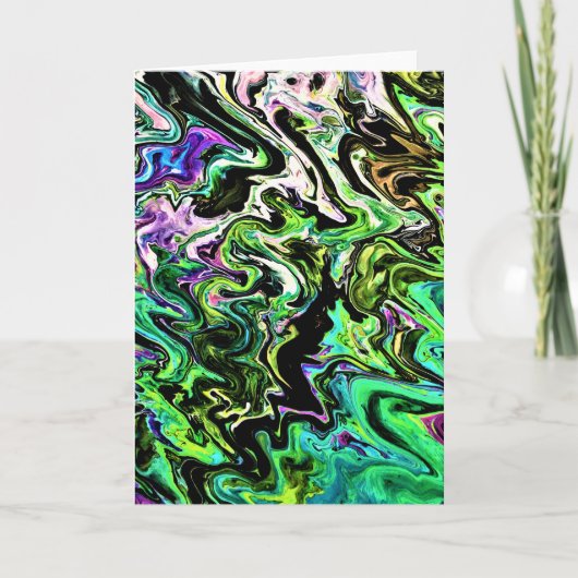 抽象芸術カラー勉強183、カード カード (正面)