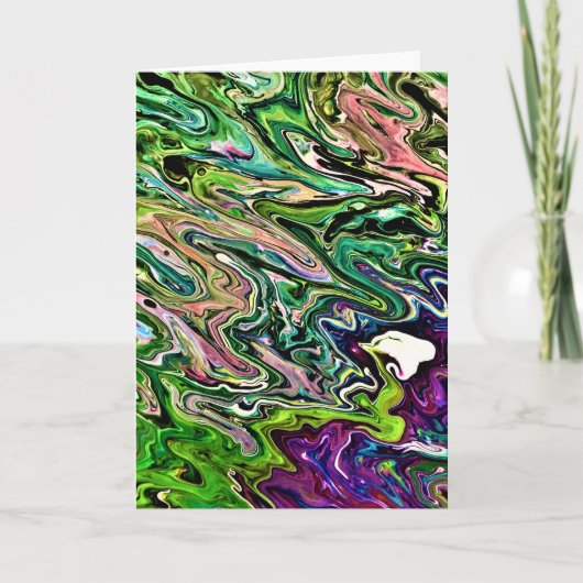 抽象芸術カラー勉強184、カード カード (正面)