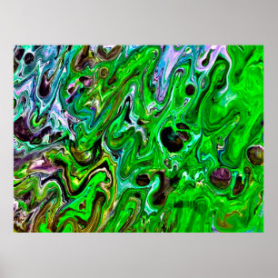 抽象芸術カラー勉強185、 ポスター