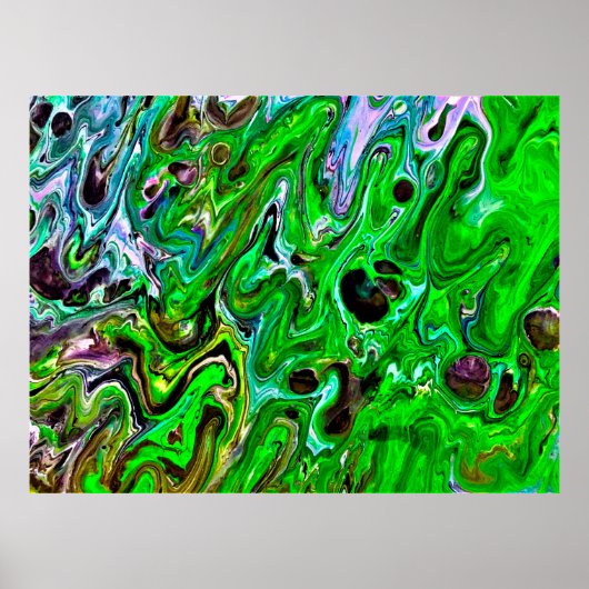 抽象芸術カラー勉強185、 ポスター (正面)