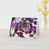 抽象芸術カラー勉強187、カード カード (黄色い花)