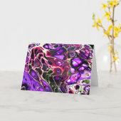 抽象芸術カラー勉強188、カード カード (黄色い花)