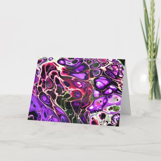 抽象芸術カラー勉強188、カード カード (正面)