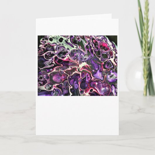 抽象芸術カラー勉強189、カード カード (正面)