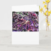 抽象芸術カラー勉強189、カード カード (黄色い花)