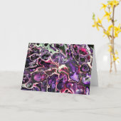 抽象芸術カラー勉強189、カード カード (黄色い花)