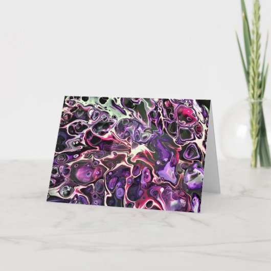 抽象芸術カラー勉強189、カード カード (正面)