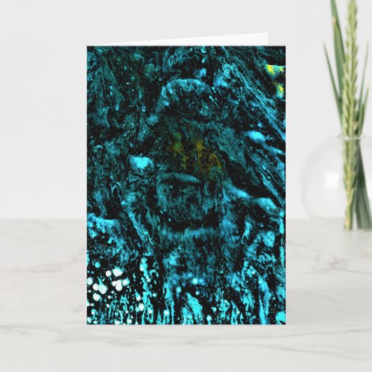 抽象芸術カラー勉強18、カード カード (正面)