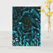 抽象芸術カラー勉強18、カード カード (黄色い花)