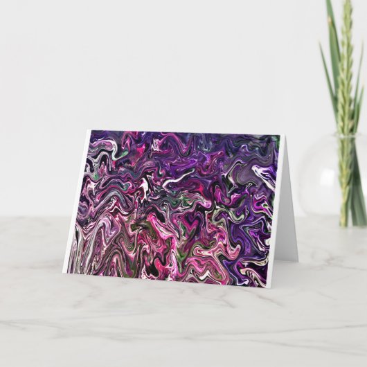 抽象芸術カラー勉強191、カード カード (正面)