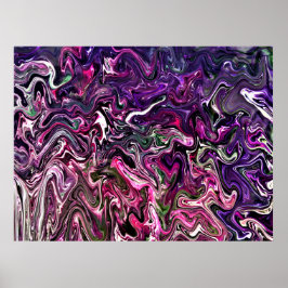 抽象芸術カラー勉強191 ポスター