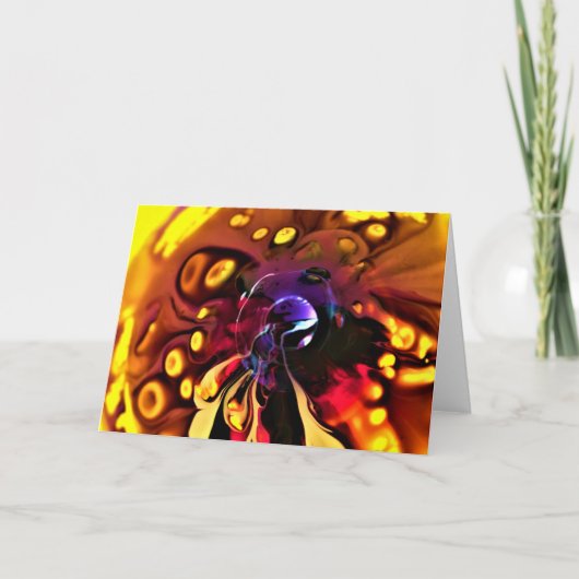 抽象芸術カラー勉強193、カード カード (正面)