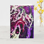 抽象芸術カラー勉強194、カード カード (黄色い花)